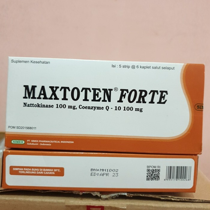 Maxtoten Forte / Maxtoten Per box isi 30 tablet