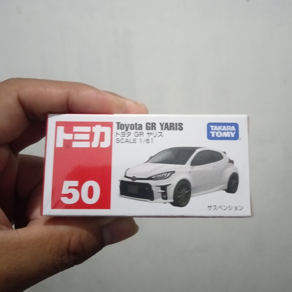 Tomica Reguler No 50 Toyota GR Yaris Takara Tomy diecast mobil miniatur mobil mainan anak