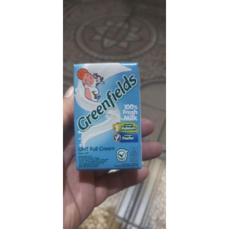 

PROMO ISI 10 Susu UHT Greenfields 105ml, Susu sapi Segar - Milk rasa full cream