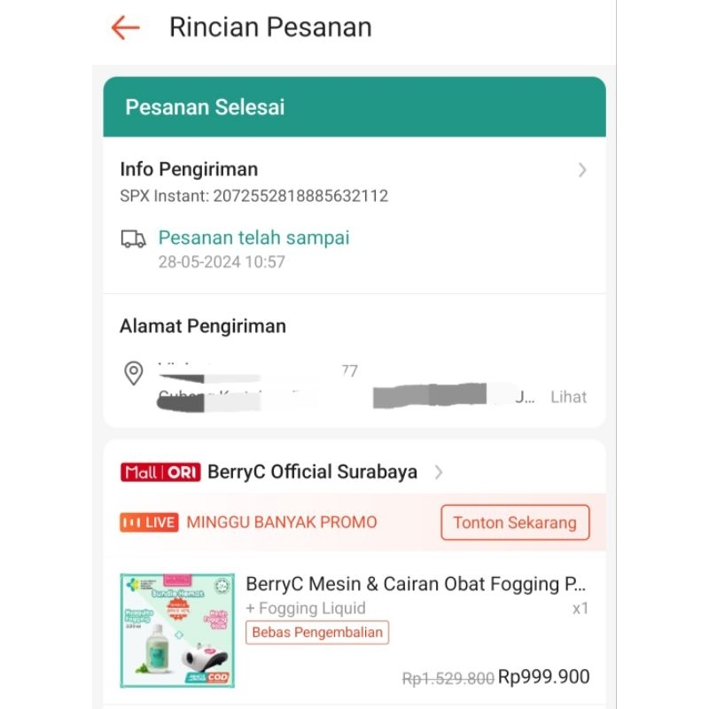 berryC alat fogging + obat fogging berry c mosquito reppelant