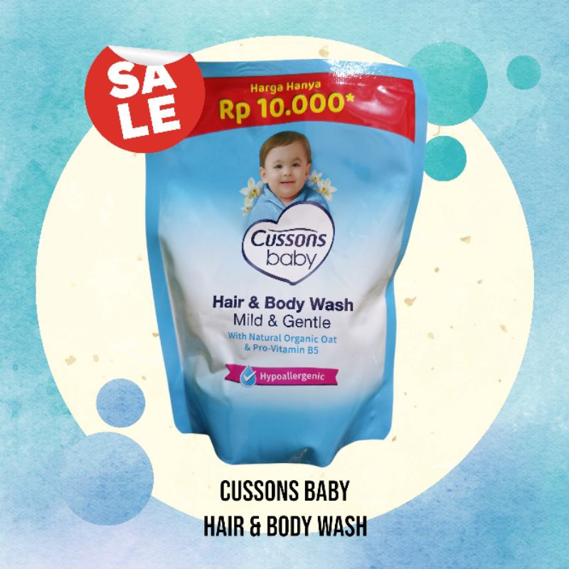Cussons baby hair and body wash 200 ml sabun bayi Cussons baby sabun bayi Pontianak murah