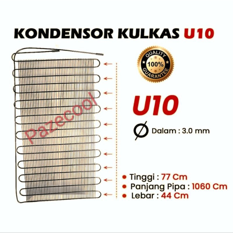 kondensor kulkas 10u