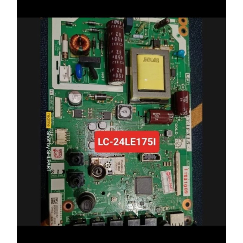 mainboard tv lc24le175i mesin tv led sharp lc-24le175i