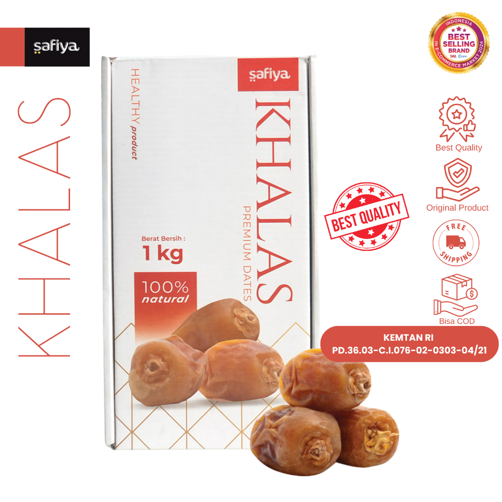 

Safiya Kurma Khalas Saad 1 Kg Kholas Dates Premium