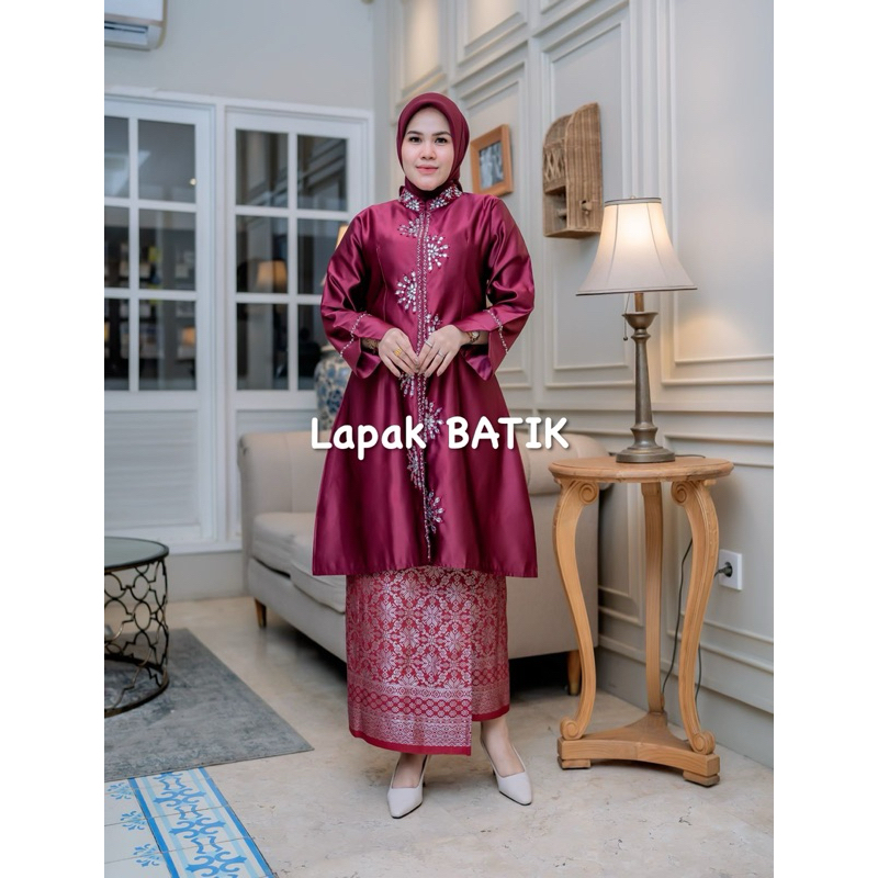 Baju tunik kurung melayu / set baju kurung payet / baju kurung melayu / kebaya melayu / Set Baju kur
