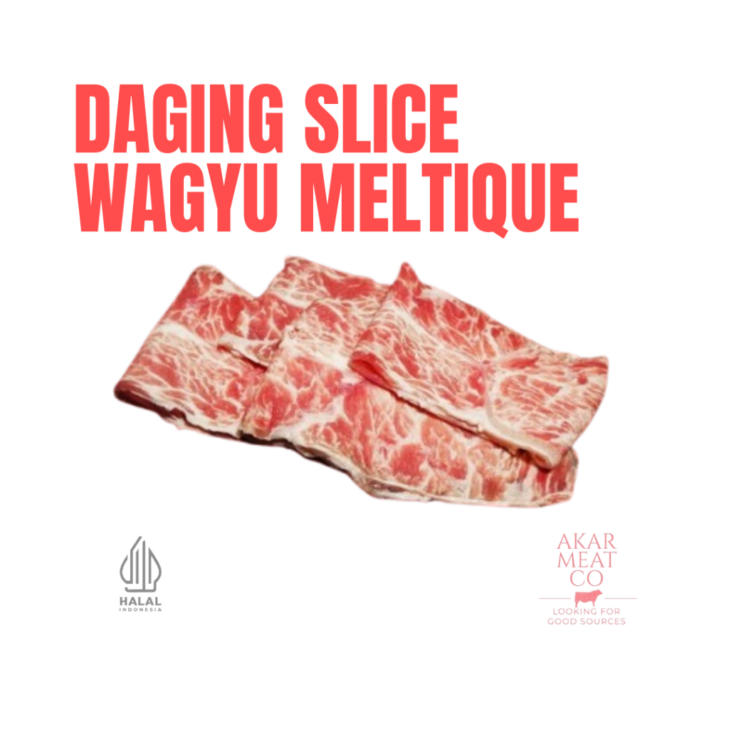 

Daging Slice Wagyu Meltique Daging Meltik