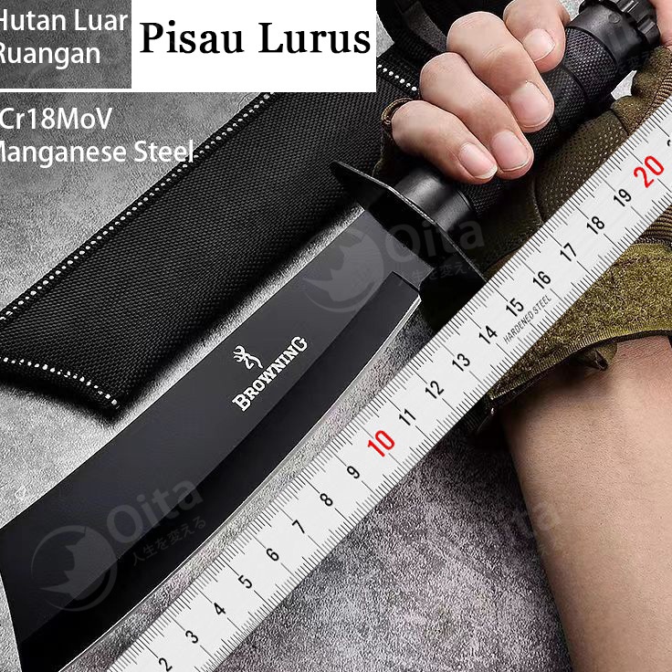 Promo Terbatas  Oita Pisau Browning Pisau Gunung Pisau Rambo Pisau Hunting Pisau Camping Pisau Survi