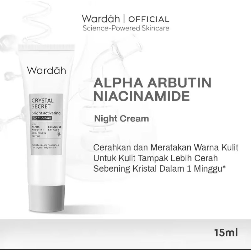 Wardah Crystal Secret Night Cream 15ml