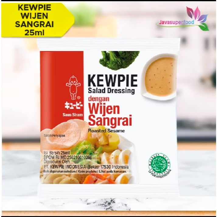 

KEWPIE Salad Dressing Saus Siram Dengan Wijen Sangrai Sachet