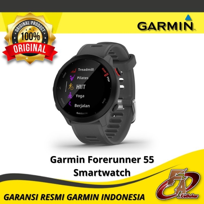 Garmin Forerunner 55 Smartwatch - Garansi Resmi Garmin Indonesia