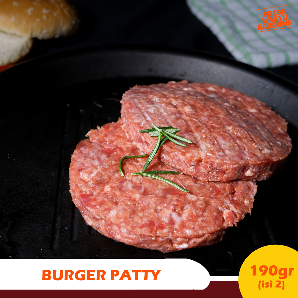 

PREMIUM BEEF BURGER PATTY / HAMBURG STEAK DAGING IMPORT AUSTRALIA