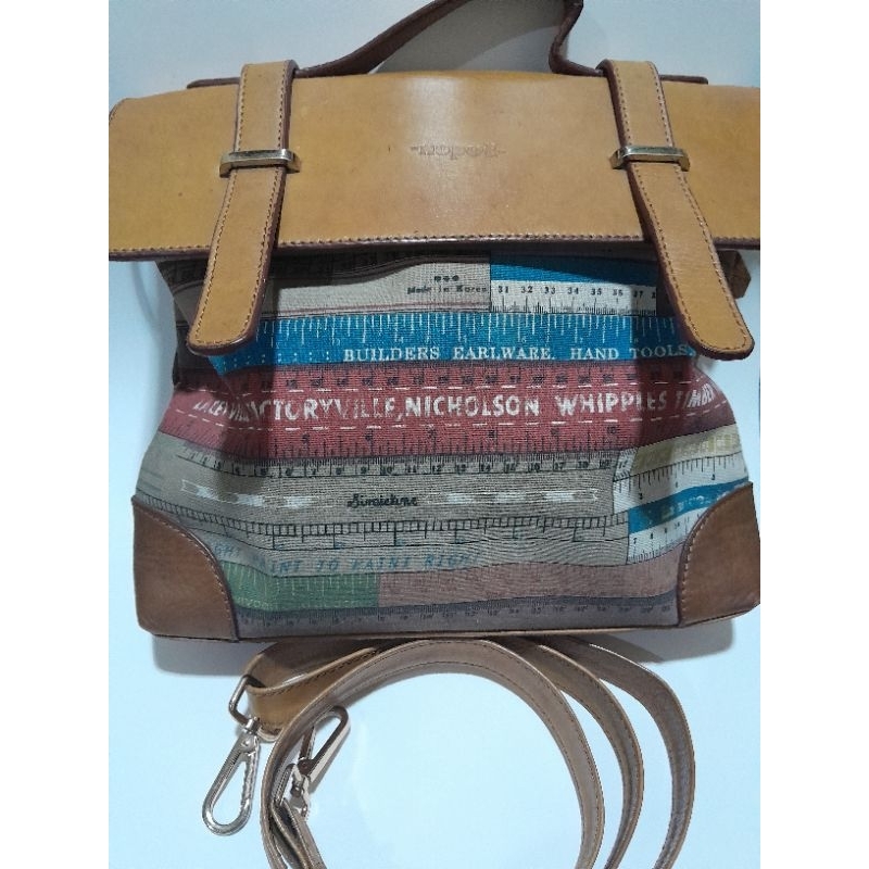 preloved sling hand bag, kulit asli