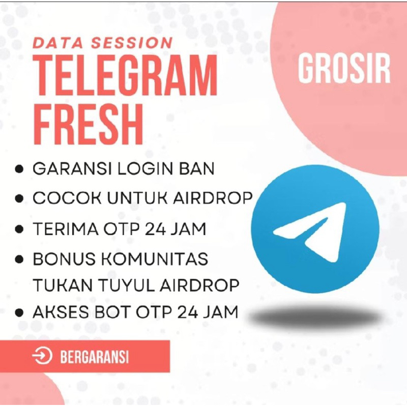 AKUN TELEGRAM FRESH INDO HOLD 3 HARI