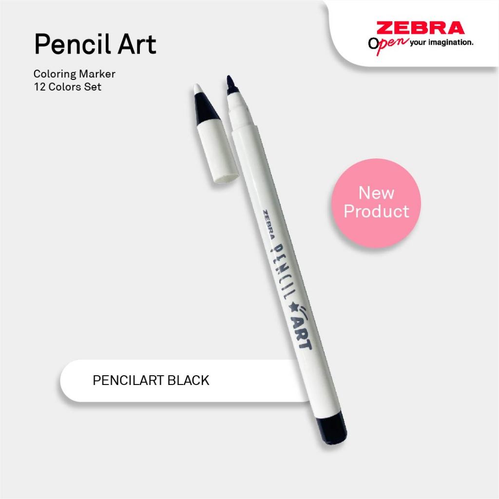 

Zebra PencilArt - Water based marker - alat tulis - spidol warna