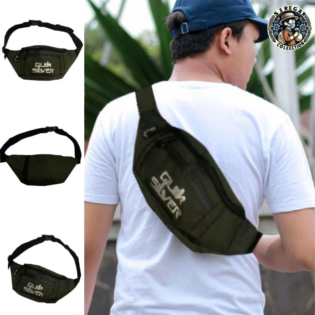 TAS WAISTBAG- TAS SELEMPANG TAS PINGGANG PRIA WAISTBAG TERLARIS