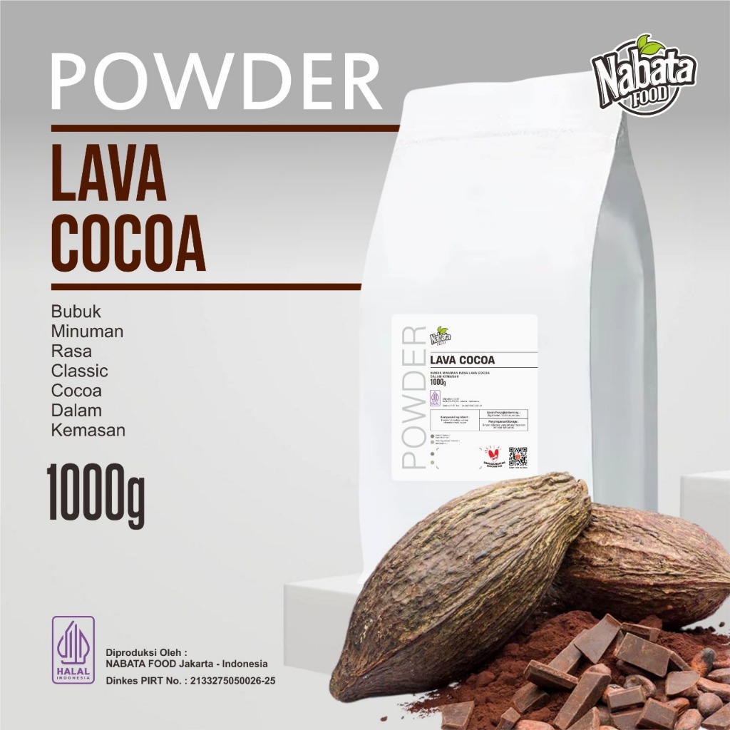 

Cocoa Lava Nabata - Bubuk Minuman Cokelat Lava 1 kg