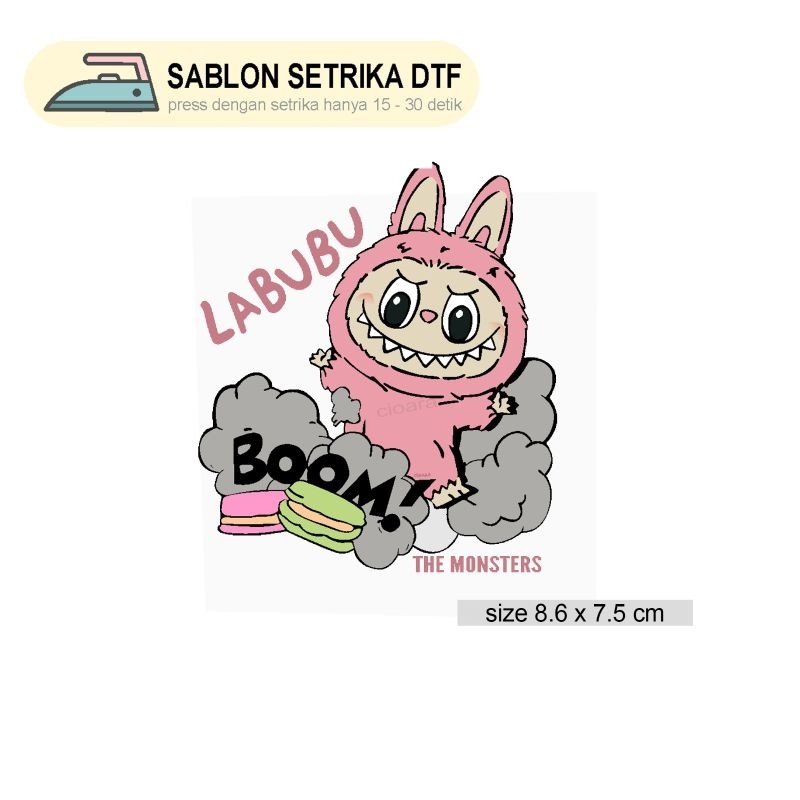 

Stiker Sablon The Monsters LABUBU