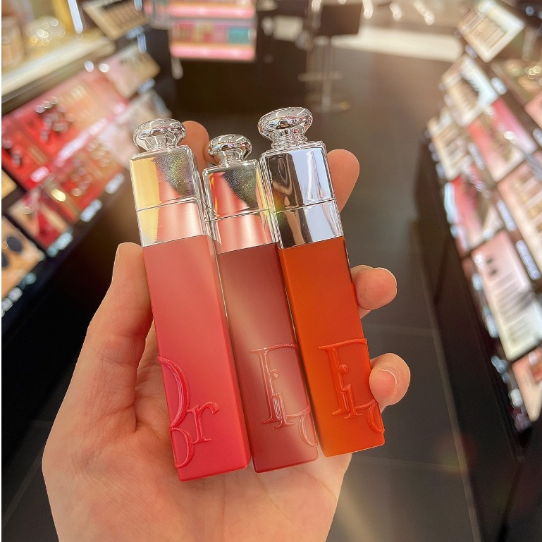 【100% ORIGINAL】Dior Addict Lip Tint Lip Gloss Liquid Lipstick/Lipstik New formula Lip tattoo #541#42
