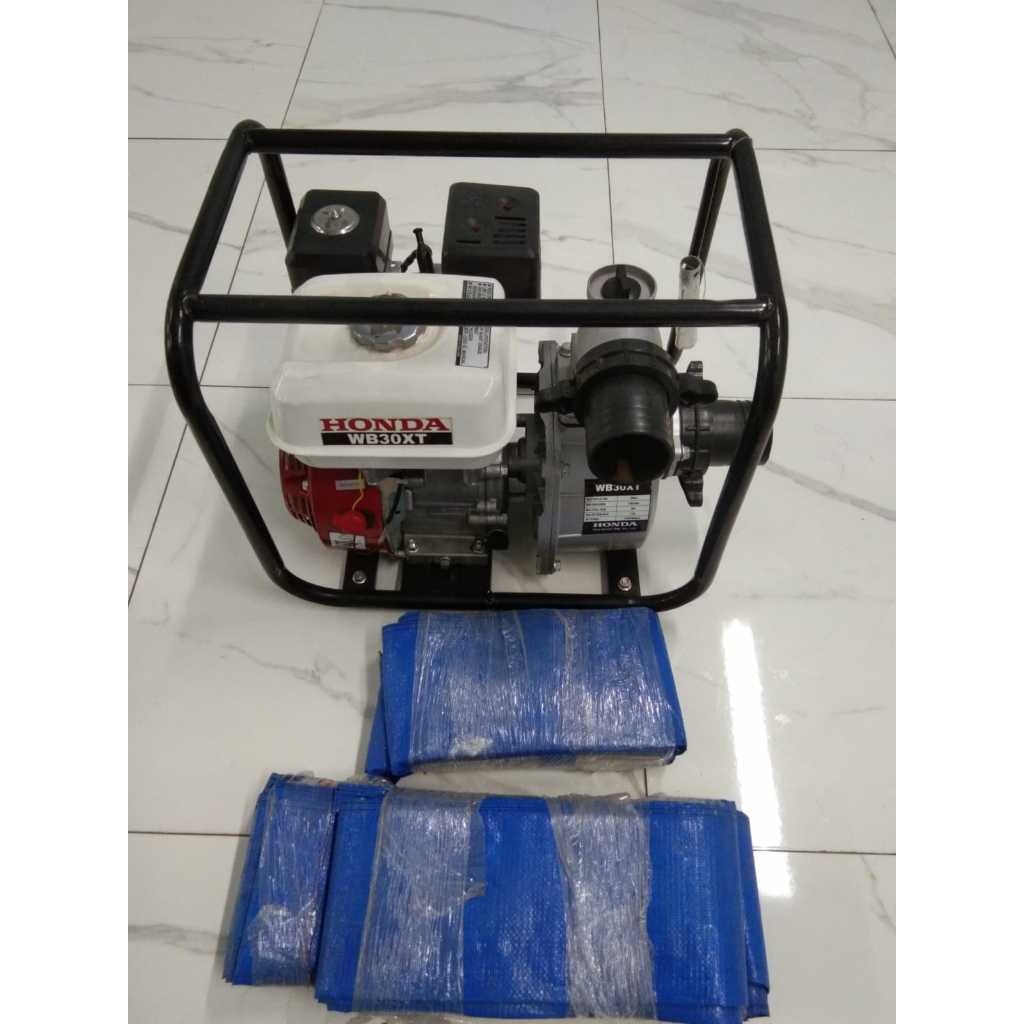 POMPA AIR SAWAH  MERK HONDA WB30XT GX 200 SECOND BONUS SELANG TERPAL 3 IN 50 METER