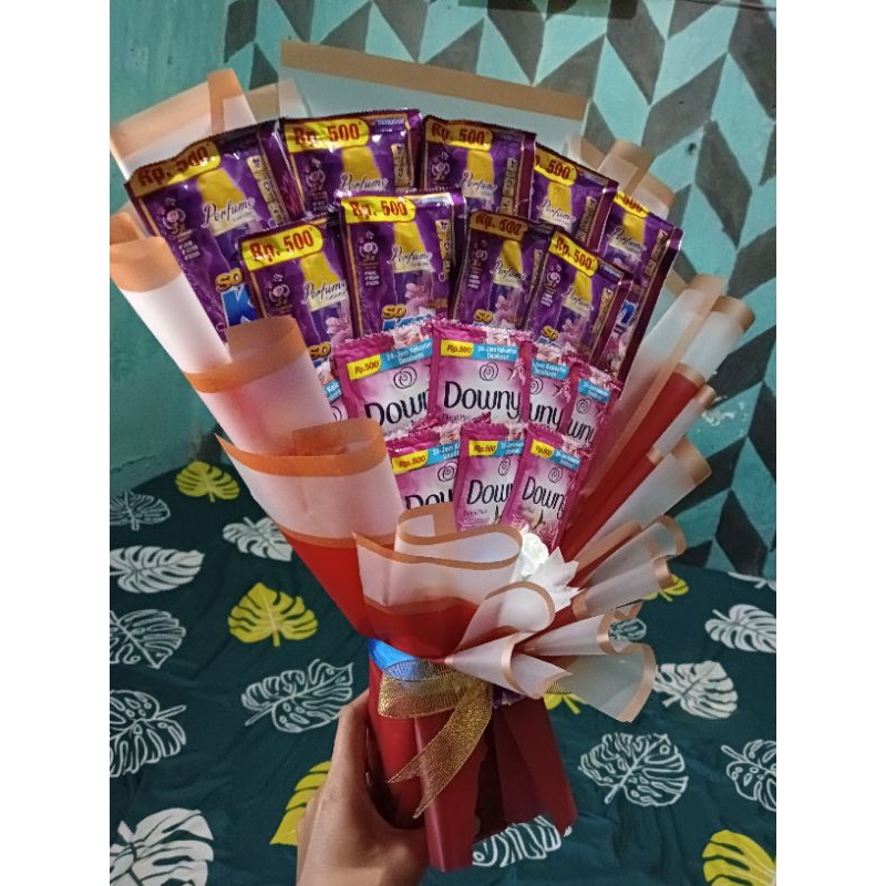 

bouquet sabun dan pewangi