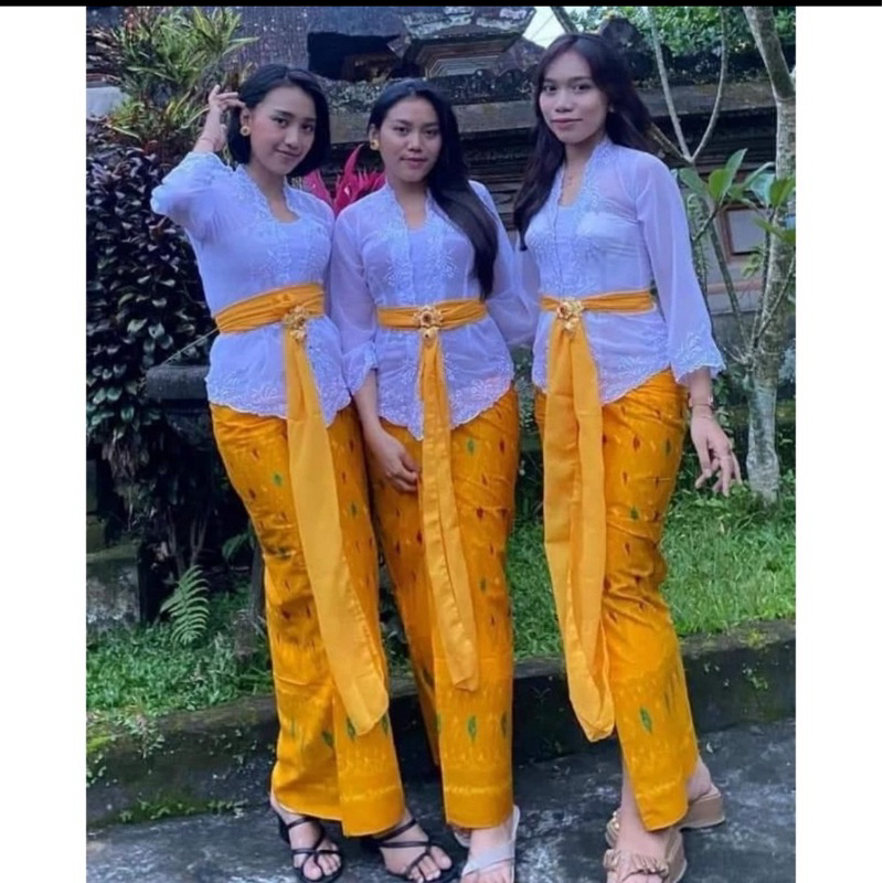 kamen cepuk lembaran // kamen kuning bahan katun premium