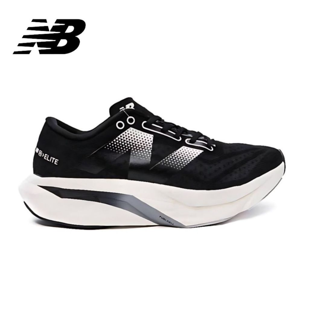 SEPATU NB FUELCELL V4 ELITE SUPERCOMP BLACK WHITE