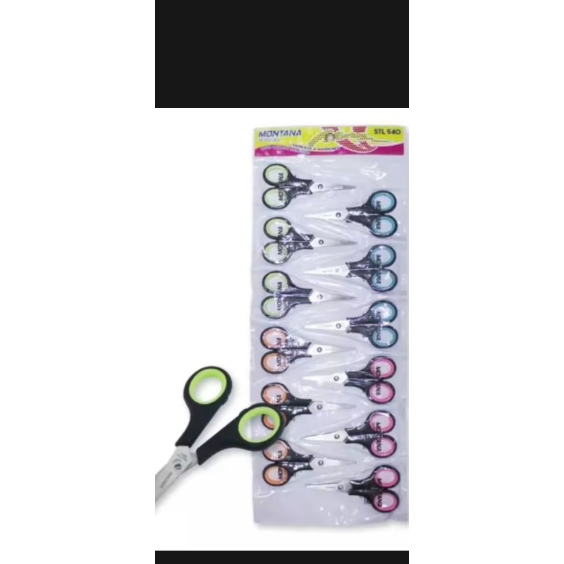 

Gunting stanlis tidak mudah karatan sangat bagus isi 12pcs