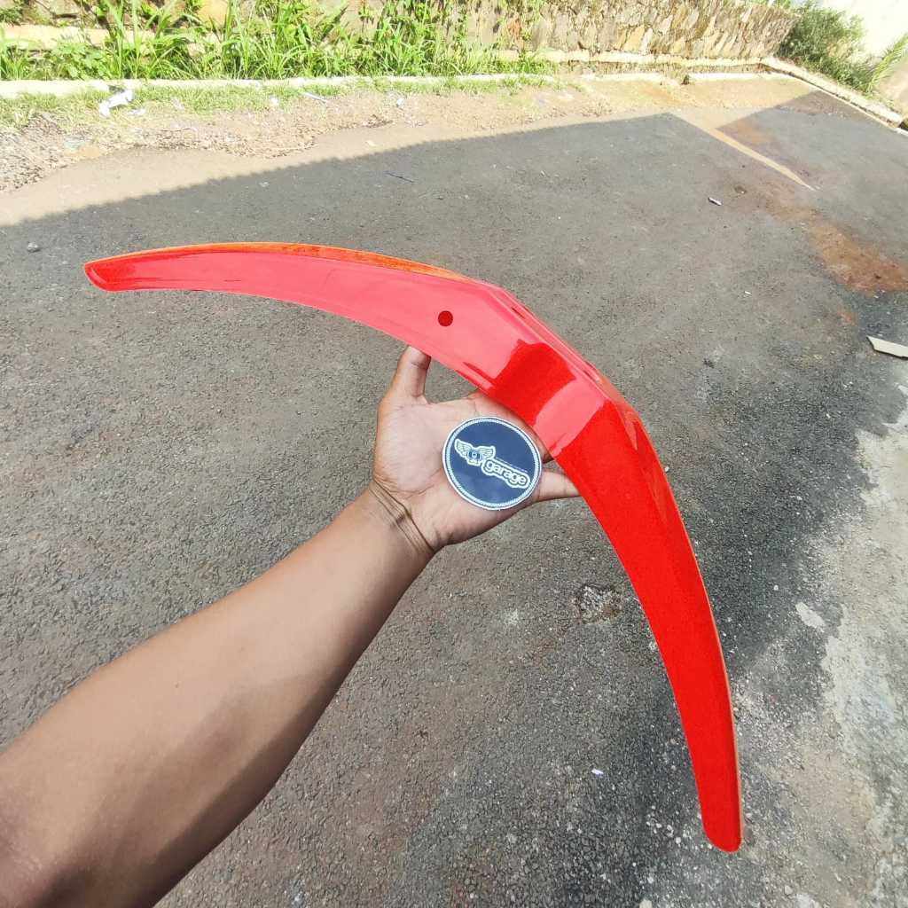 Spakbor depan win trail MERAH honda win 100 win100 semi trail Kualitas bagus