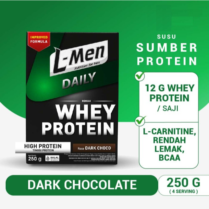 L-Men Daily Whey Protein 250g - Susu Tinggi Protein