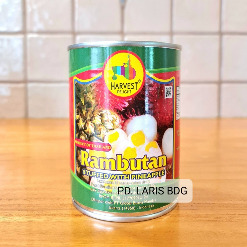 

RAMBUTAN ISI NANAS HARVEST 565GR (RAMBUTAN STUFFED WITH PINEAPPLE) / RAMBUTAN ISI NANAS DALAM SIRUP