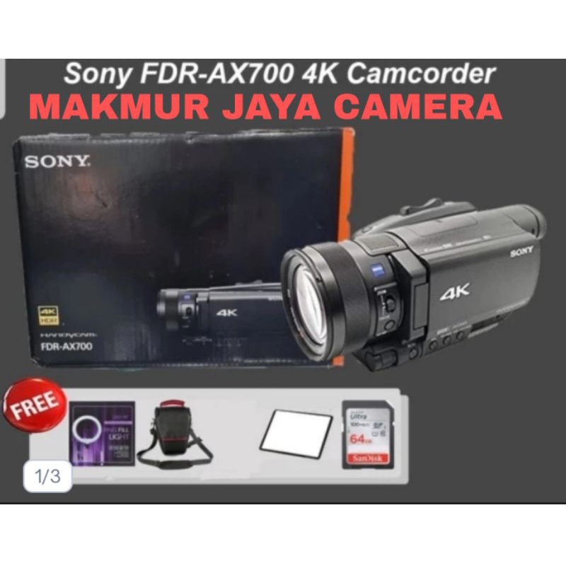 SONY FDR-AX700 4K CAMCORDER