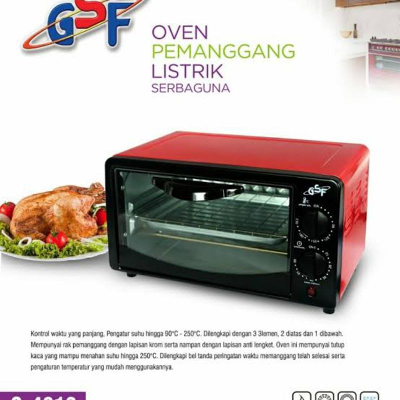 Oven Pemanggang Listrik Serbaguna GSF G-4612