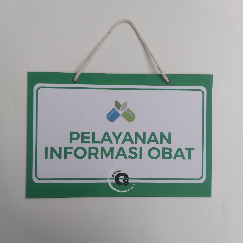 

Hard Poster Pelayanan Informasi Obat - Farmasi - Apotek