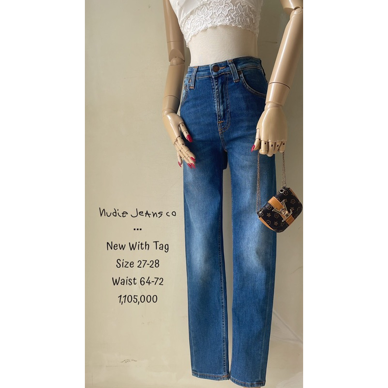 Celana skinny soft jeans denim stretch Nudie original authentic premium baru new jual rugi preloved 