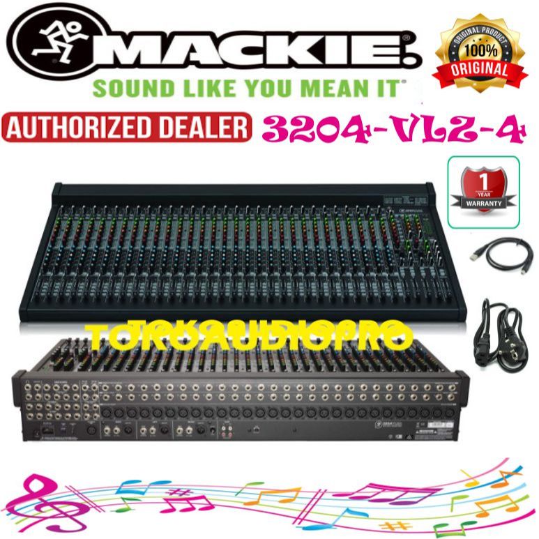 Mackie 3204VLZ4 32-channel Mixer Original 3204vlz4