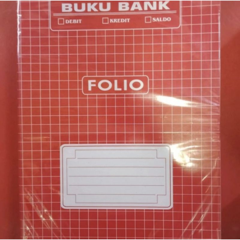 

Buku Bank Folio 21*32,5 cm 42 lembar (1pcs)