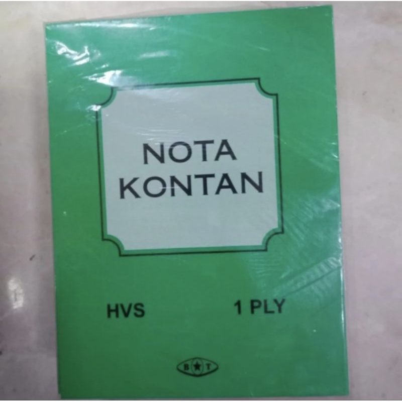 

Nota Kontan Besar B1 16*21 cm 45 lembar (1pcs)