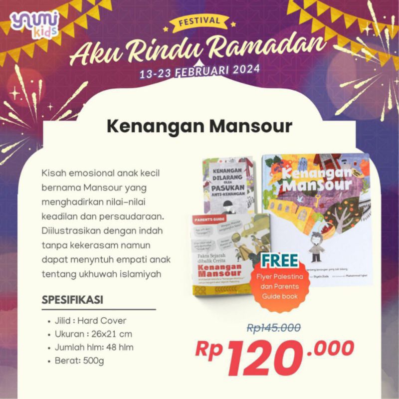 [YAUMI KIDS] Buku Kenangan Mansour