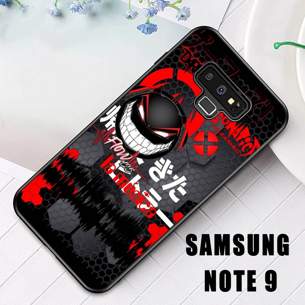Case Glossy , Case Samsung Note 9   , Motif wallpaper Keren- Silikon - Case Glossy - Casing - Terlar