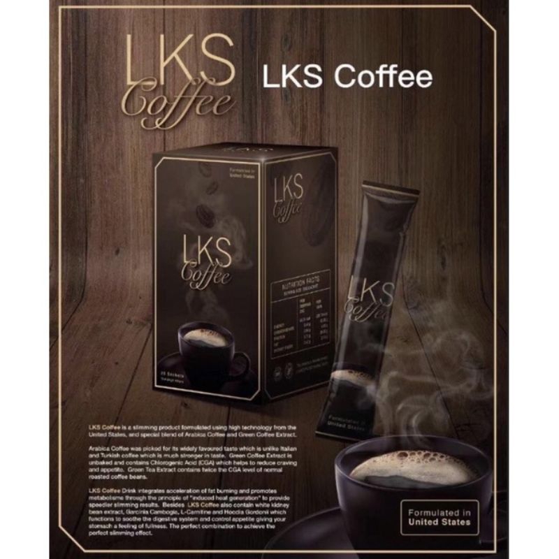 

LKS COFFEE 1 BOX ISI 20 SACHET / DIET COFFEE