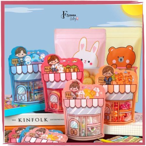 

FDG Tas Souvenir Isi 10 Pcs /Tas Snack Ulang Tahun /Zip Kantong Plastik Permen Dan Snack/Bingkisan Plastik Ziplock PP32