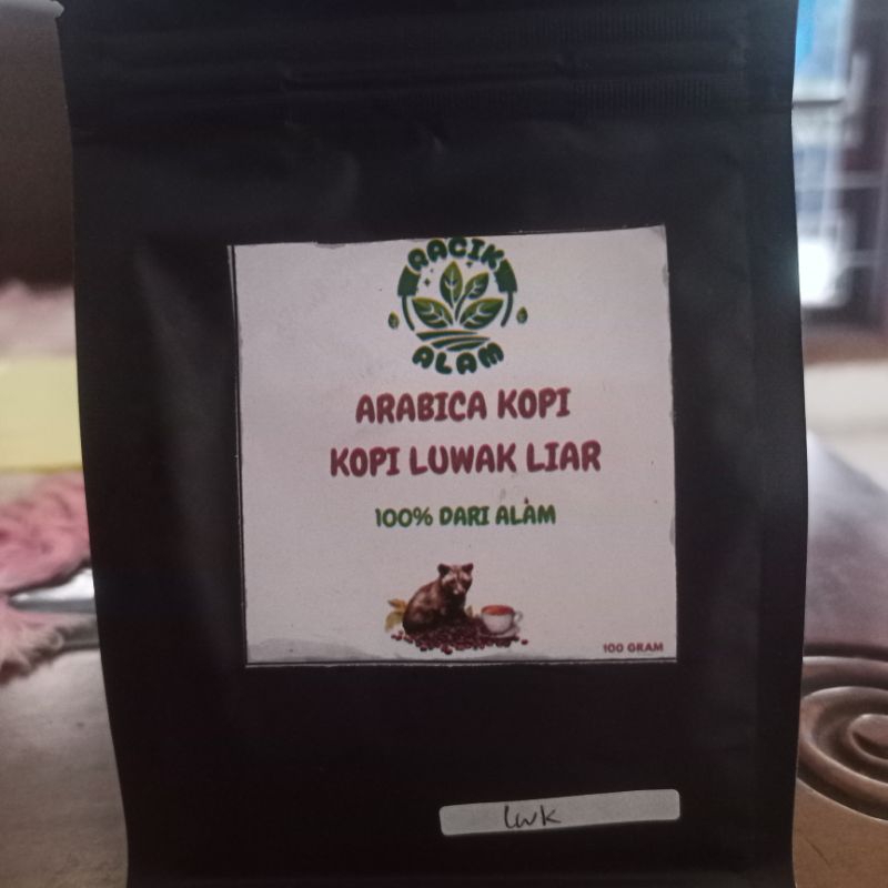 

kopi bubuk luwak liar arabika 100 gr