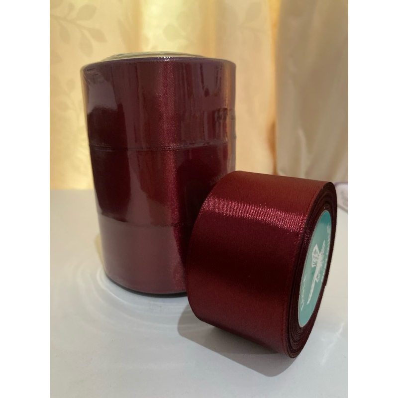 

Pita satin maroon 4 cm / 1.5 inch 1 roll
