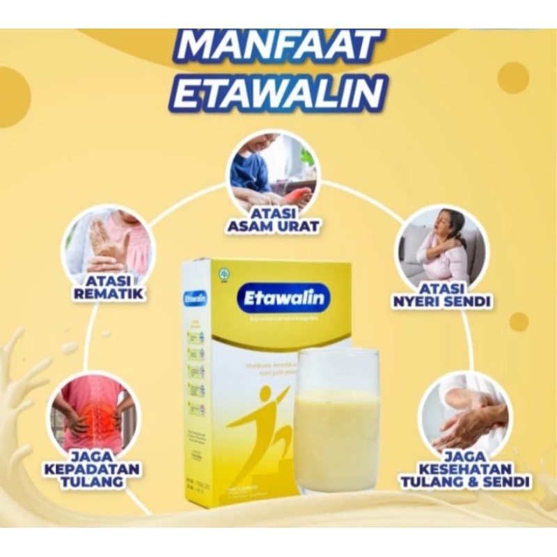 

Etawalin Susu Original Ats Nyeri Sendi dan Asam Urat 1 Box