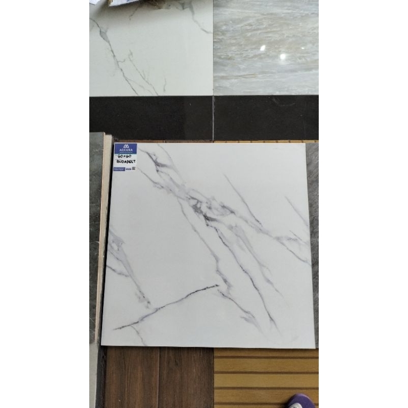 Keramik Lantai Dinding Mulia Accura 60x60 Budapest Glossy
