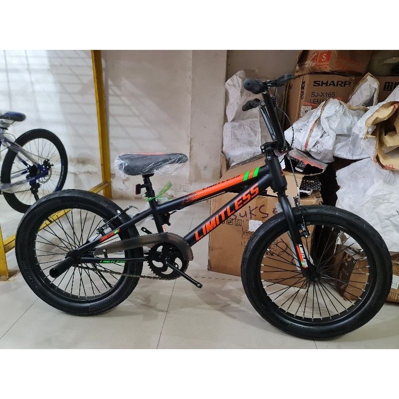 Sepeda BMX 20 inch LIMITLESS ( BAN JUMBO 3.0 )