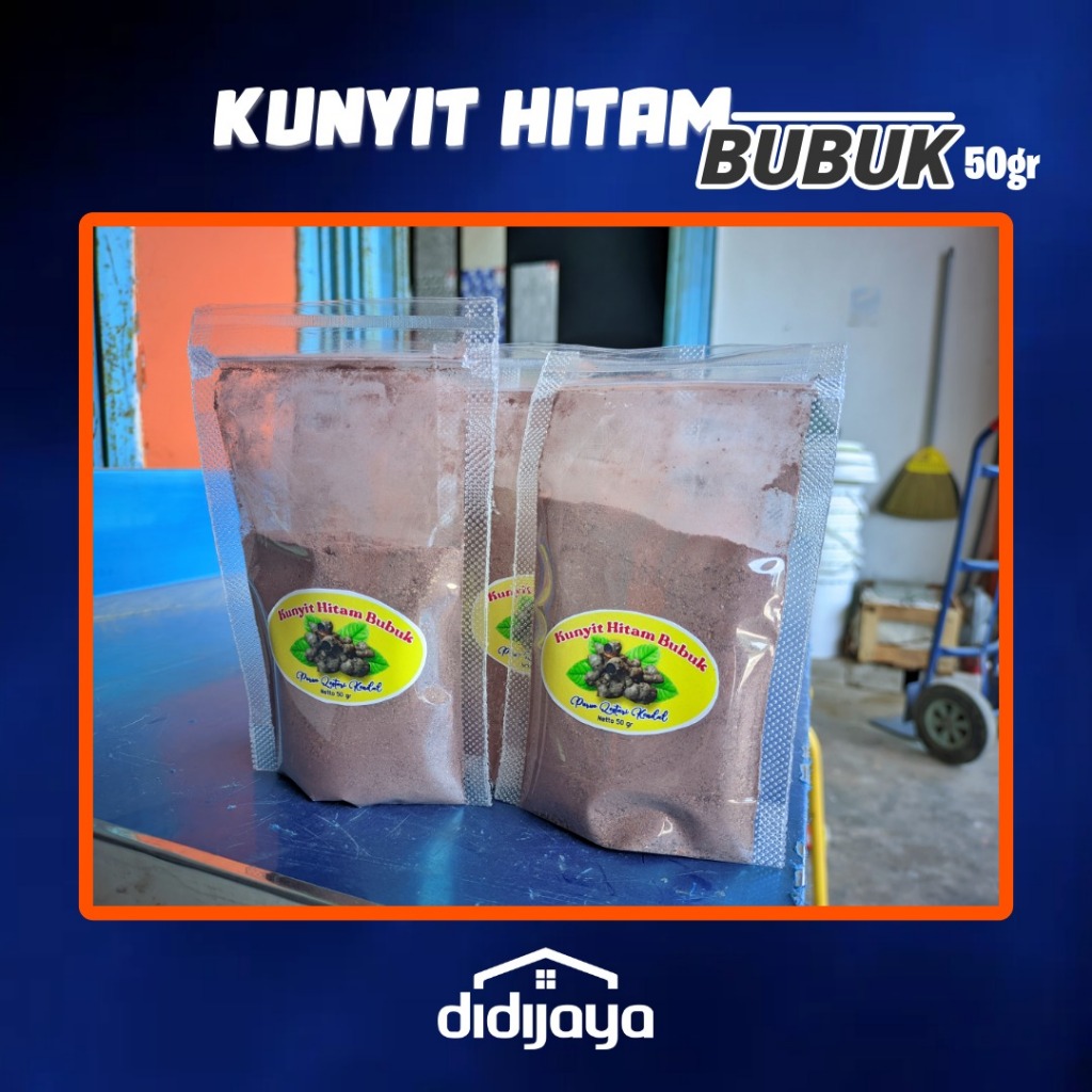 

Kunyit Hitam Bubuk kemasan 50gr