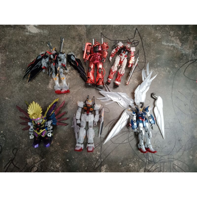 GUNDAM ORIGINAL BANDAI TAKE ALL/ MAINAN BEKAS / GUNDAM HG
