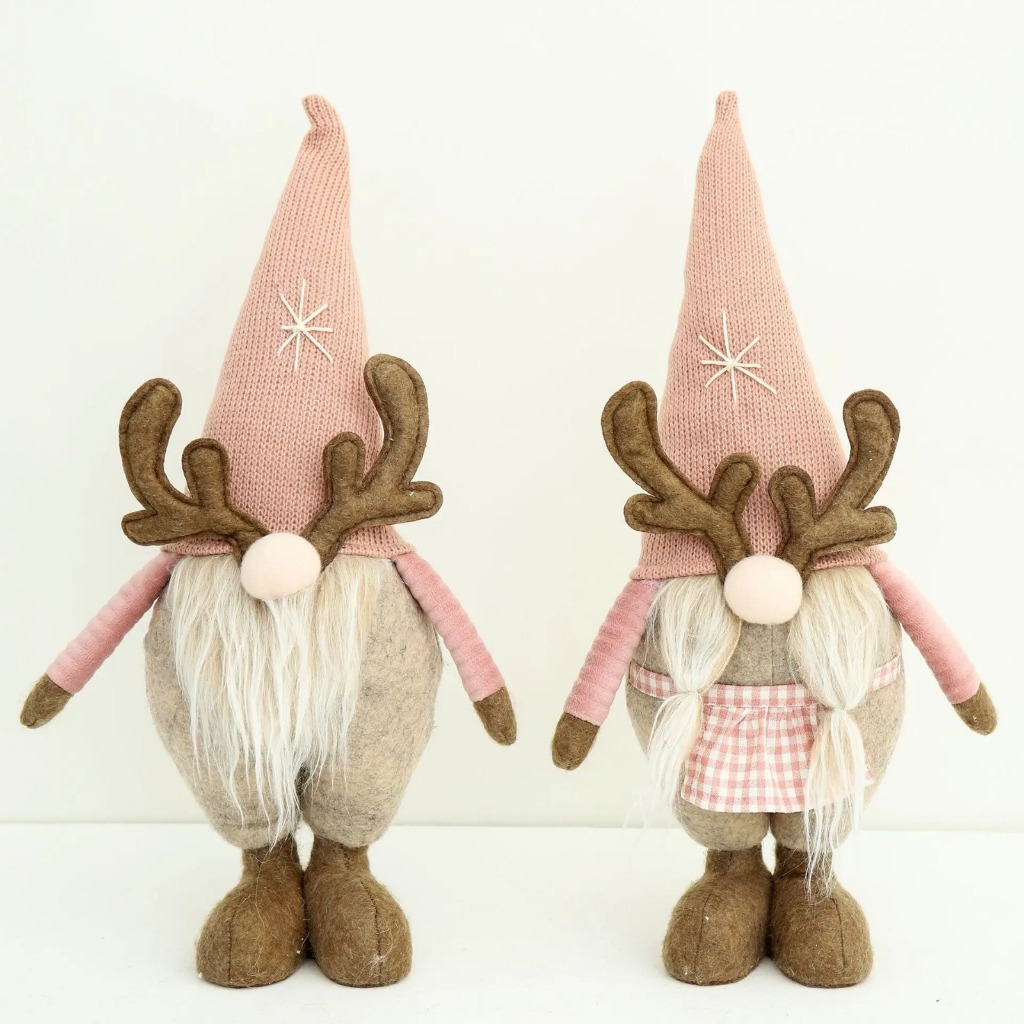 Boneka Natal Boneka Rusa Boneka gnome Dekorasi Natal Boneka unik Boneka hias natal Rusa natal Plush 