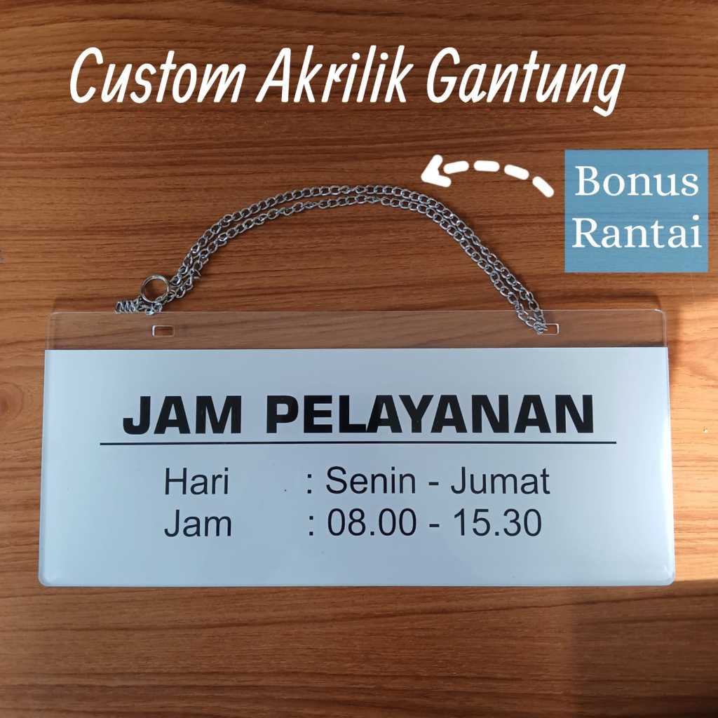 

Link Custom Akrilik Gantung Rantai - Akrilik Custom Gantung - Custom Akrilik